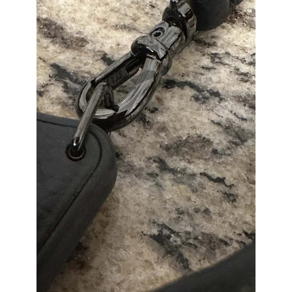 Bandolier Black Crossbody Phone Case w/ Strap, Logo Finish, Strap Included